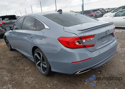 2022 Honda Accord Sport из США, поврежденный, VIN 1HGCV1F3XNA106450